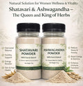 Pack of 2 Powder (Ashwaganda, Sitawar)