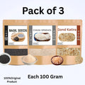 Pack of 3 (Tukham Balangu, Chilka Ispaghol, Gond Katira)